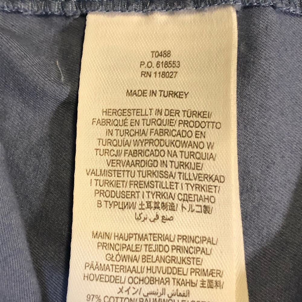 Boden Light Blue Chino Midi Skirt Size 8 - Picture 6 of 8